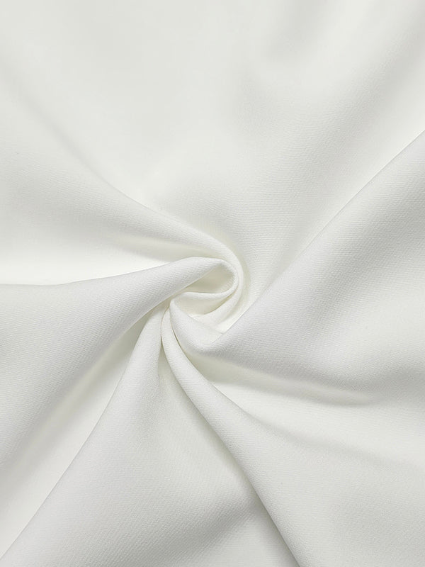 Flared Sleeves Half Sleeves Ruffle Trim Solid Color Deep V-Neck Blouses&Shirts Tops Outerwear