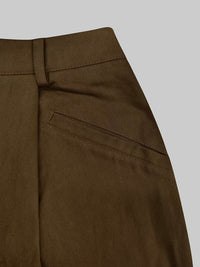 Loose Wide Leg Solid Color Split-Joint Pants Trousers