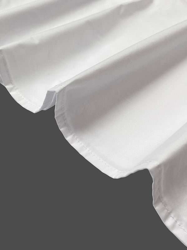 See-Through Solid Color Split-Joint Short Sleeves Lapel Blouses&shirts Tops