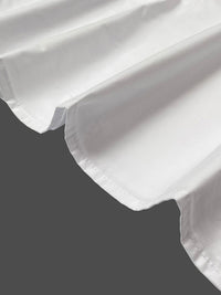 See-Through Solid Color Split-Joint Short Sleeves Lapel Blouses&shirts Tops