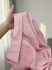 Long Sleeves Applique Split-Joint Lapel Blouses&Shirts Tops