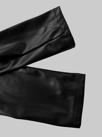 Long Sleeves Buttoned Solid Color Notched Collar Jackets Outerwear