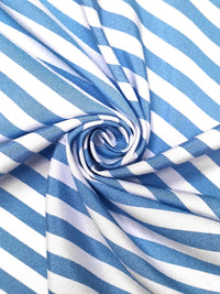 Balloon Sleeves Long Sleeves Buttoned Striped Bow Collar Blouses