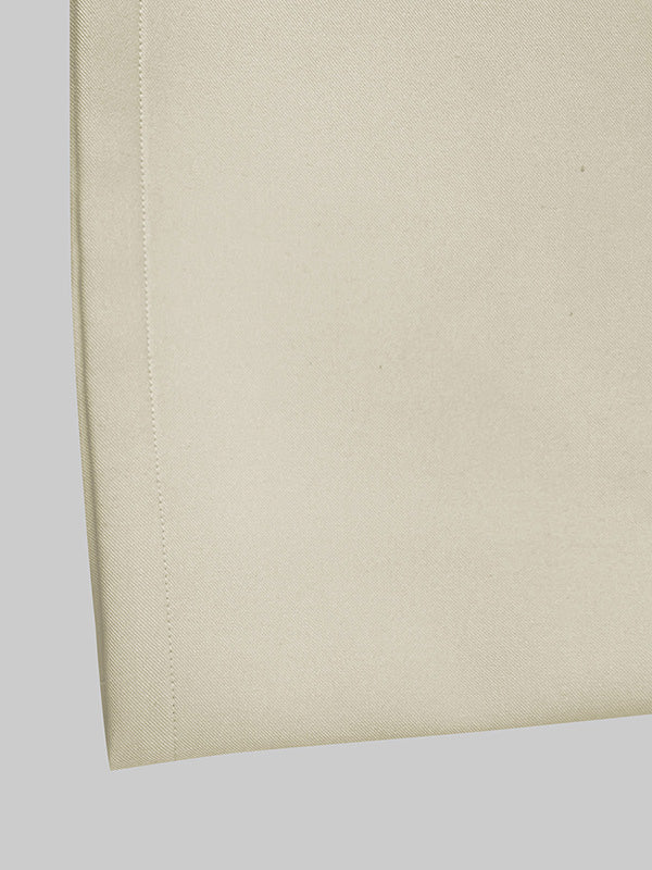 Contrast Color No Belt Pleated Pockets High Waisted Loose Trousers Pants