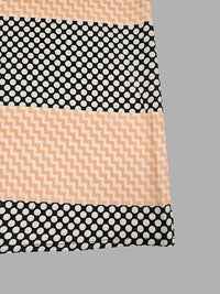 High Waisted Loose Printed Split-Joint Striped Long Skirts Skirts