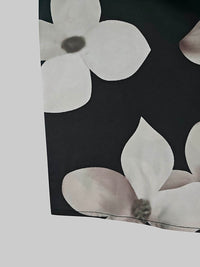 Floral Printed Long Sleeves Loose Lapel Blouses