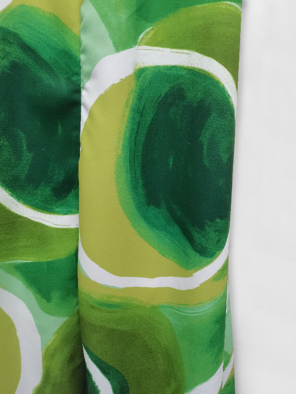 Loose Sleeveless Gradient Printed Round-Neck Maxi Dresses