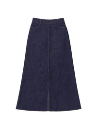 Column No Belt Solid Color Zipper Skirts Bottoms