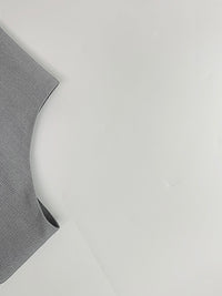 Sleeveless Solid Color Stand Collar Vest Top