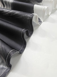 Batwing Sleeves Loose Asymmetric Floral Printed Split-Joint Split-Side One-Shoulder Evening Dresses Maxi Dresses