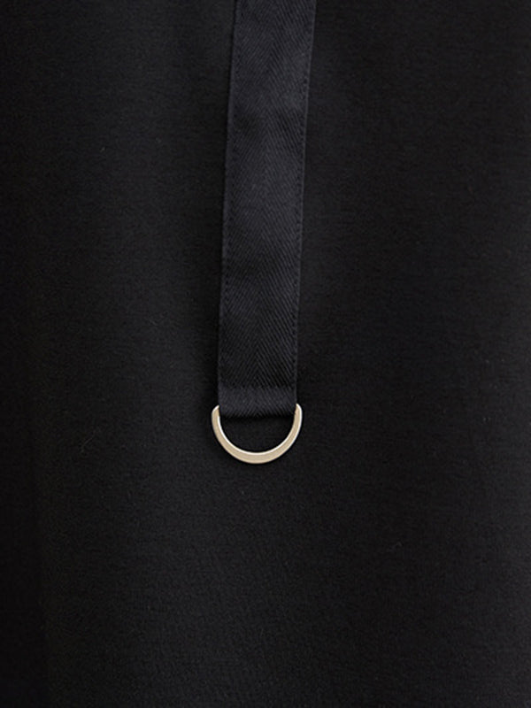Original Loose Irregular Zipper Long Sleeves Sweatshirt