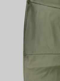 Bowknot Solid Color Split-Joint A-Line Long Sleeves Round-Neck Midi Dresses