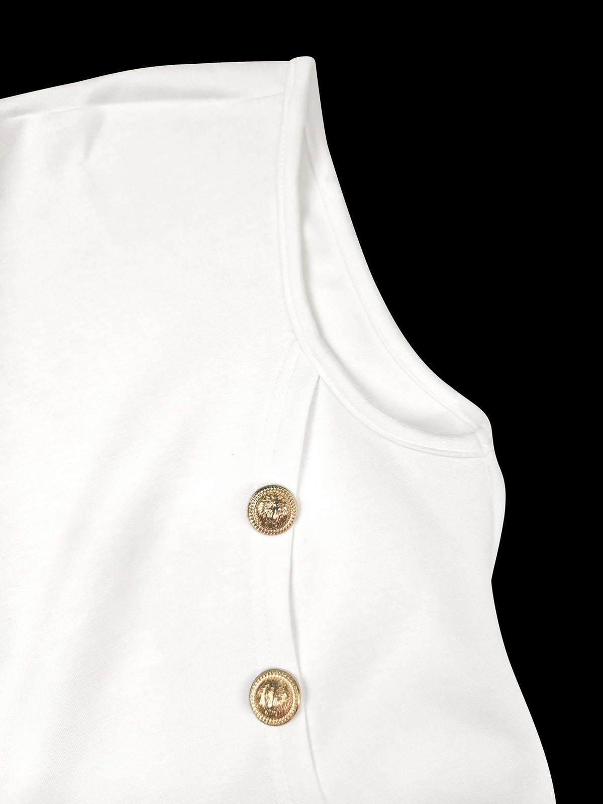 Solid Color Split-Side Loose Sleeveless Shawl Collar Maxi Dresses