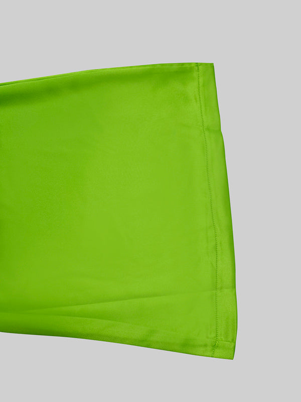 Solid Color Split-Joint High Waisted Loose Trousers Pants