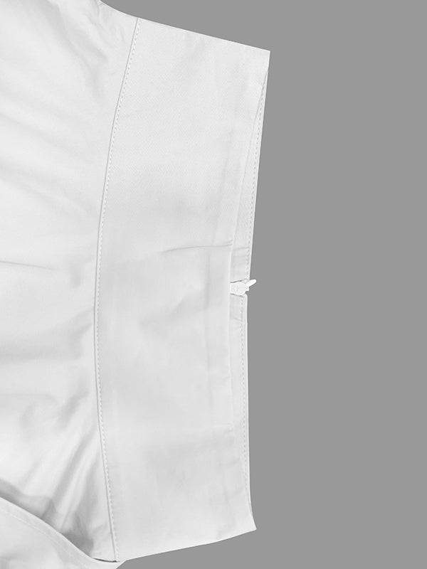 Solid Color Long Sleeves Loose High Neck T-Shirts Tops