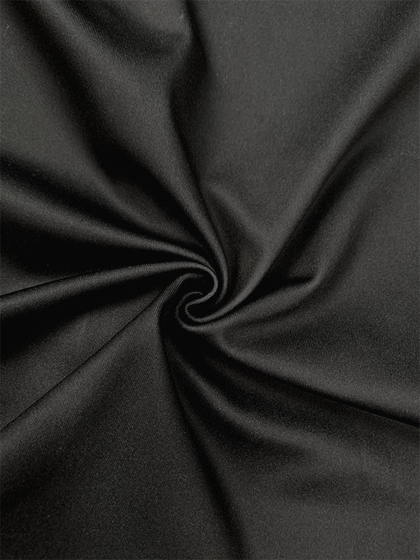 Colorful Contrast Color Hollow A-Line High Waisted V-Neck Maxi Dresses