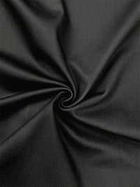 Colorful Contrast Color Hollow A-Line High Waisted V-Neck Maxi Dresses