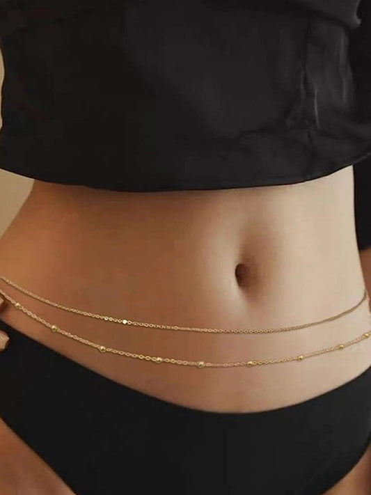 Chains Solid Color Waist Chain Accessories