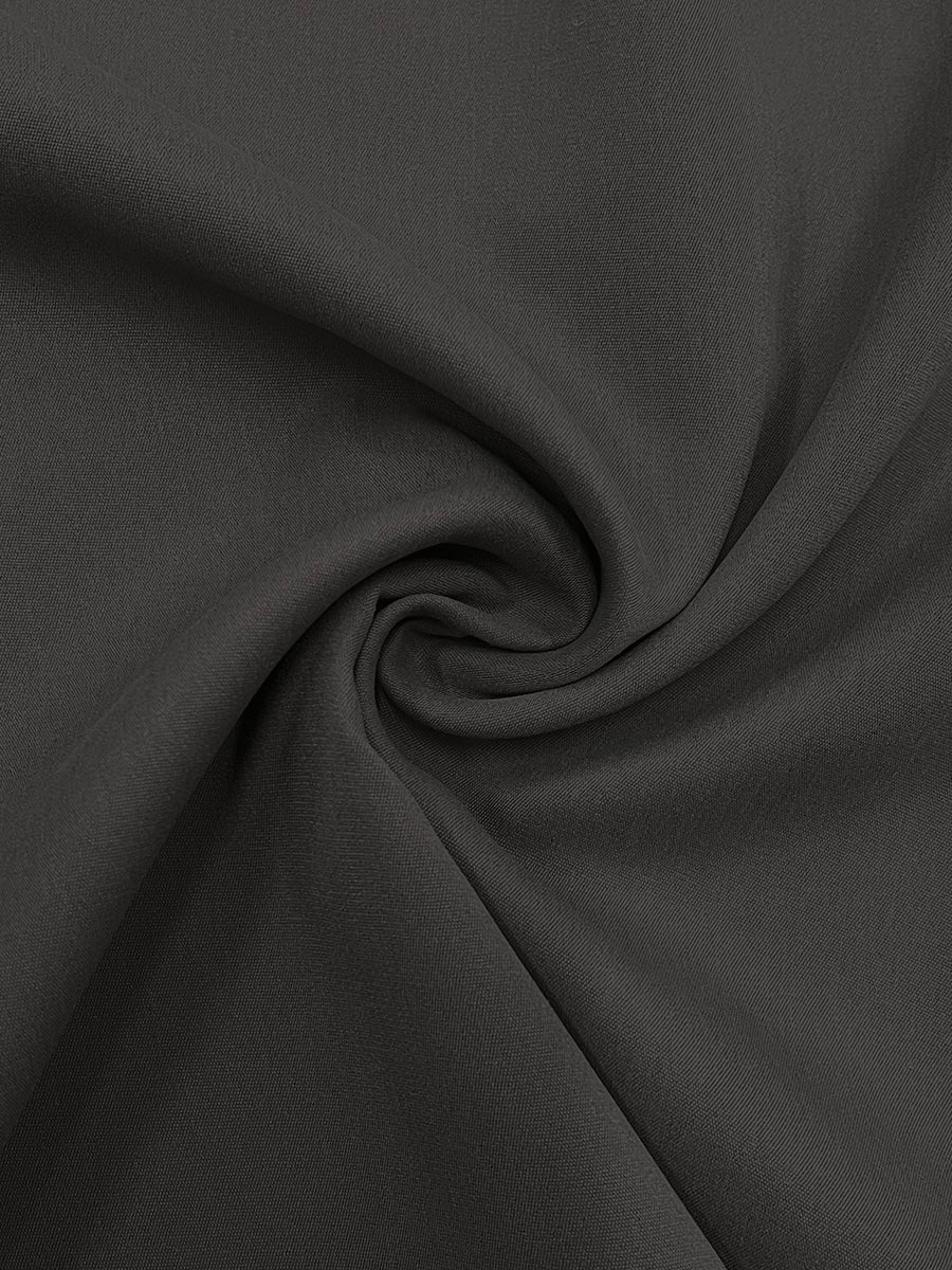 Pleated Solid Color Split-Joint High Waisted Loose Trousers Pants