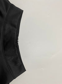 Loose Sleeveless Contrast Color Split-Joint Tiered High Neck Evening Dresses Midi Dresses