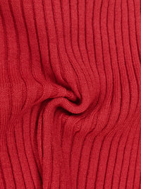 Asymmetric Solid Color Split-Joint Loose High Neck Sweater Tops