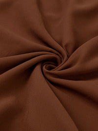 Cape Irregularity Layered Pleated Ruffled See-Through Solid Color Split-Joint High Neck Maxi Dresses