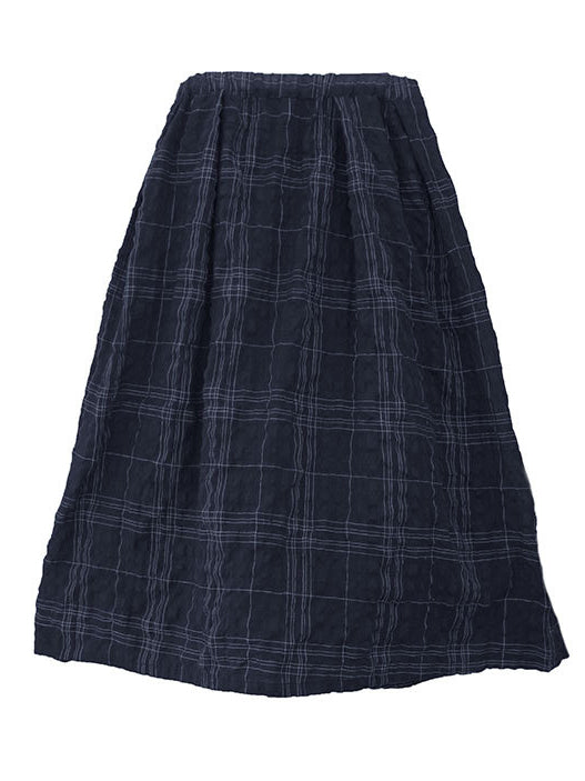 Elastic Simple Ramee Solid Skirt Bottom