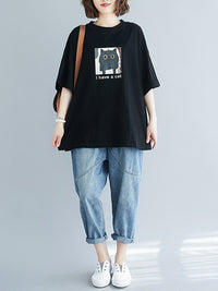 Loose Round Neck T-Shirt