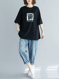 Loose Round Neck T-Shirt