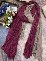 LIGHT BROWN+BURGUNDY