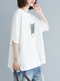 Loose Round Neck T-Shirt