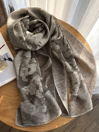 Simple Imitated Silk Fabric Shawl Scarf