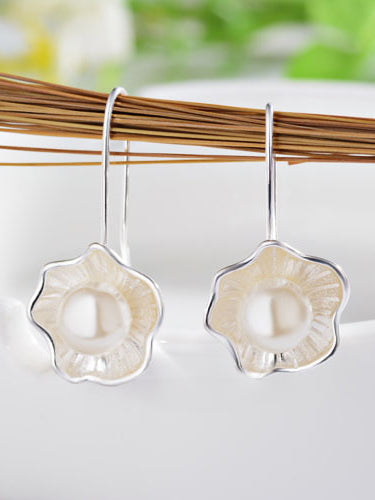 Lotus Pearl Fresh Earrings