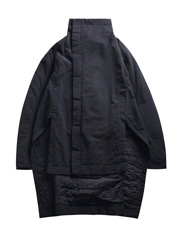 High-neck Cool Irregular Warm Jacket
