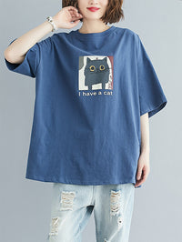 Loose Round Neck T-Shirt