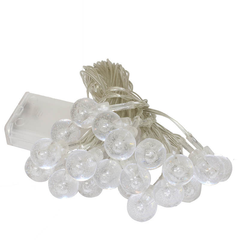 String Light LED Crystal Ball Waterproof Fairy Lighting for Garden Home Landscape Holiday Decoration