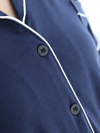 Casual V-Neck Button Modal Short Pajamas