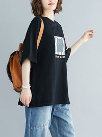 Loose Round Neck T-Shirt